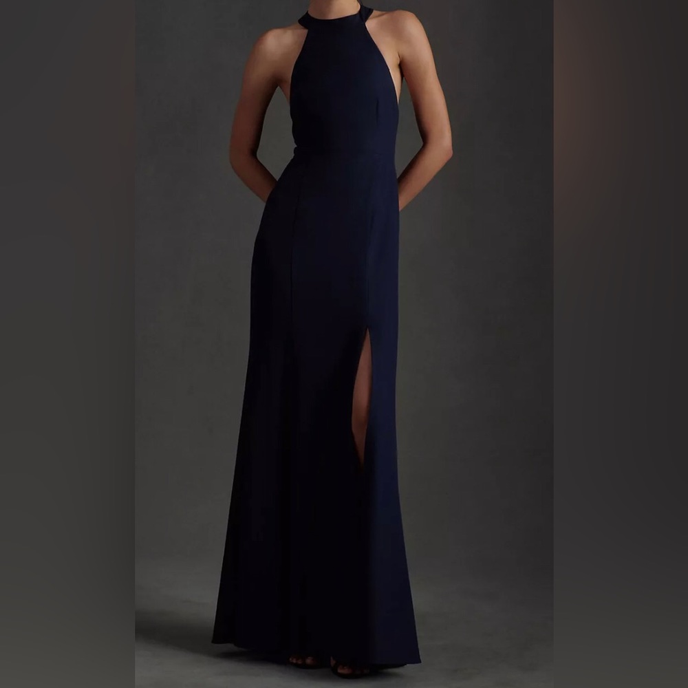 NWT BHLDN SEREPHINA CREPE MAXI DRESS, SIZE 0